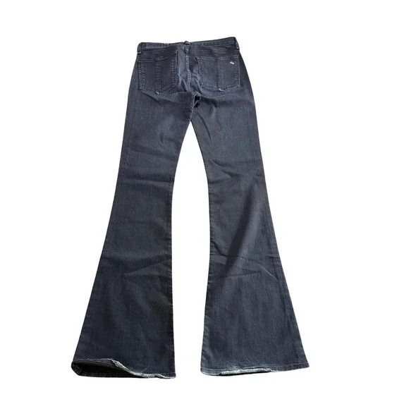 rag & bone Dark Blue Flare Jeans - Picture 8 of 15